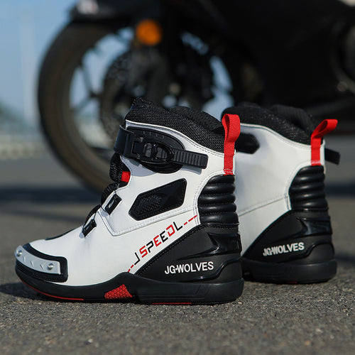 Botas de moto impermeables para hombre – Antideslizantes y con amortiguación