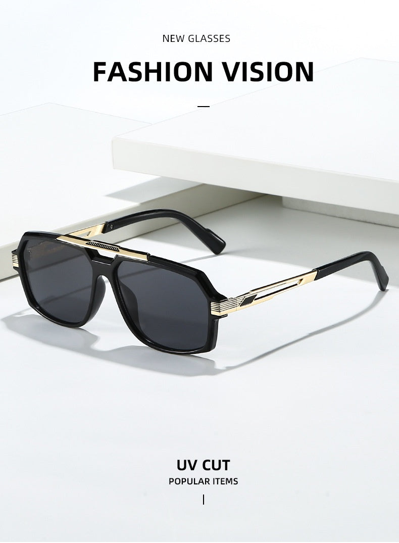 Gafas de sol ovaladas para hombre – Estilo moderno con protección UV
