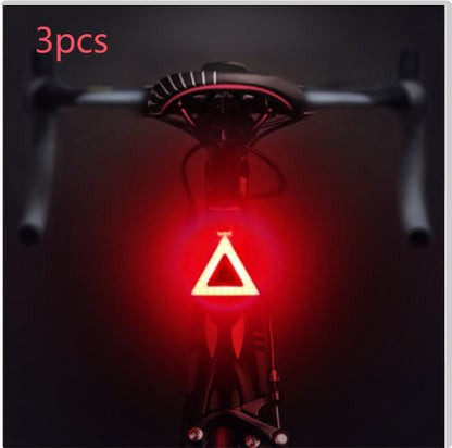 Luz trasera USB para bicicleta – LED recargable y resistente al agua