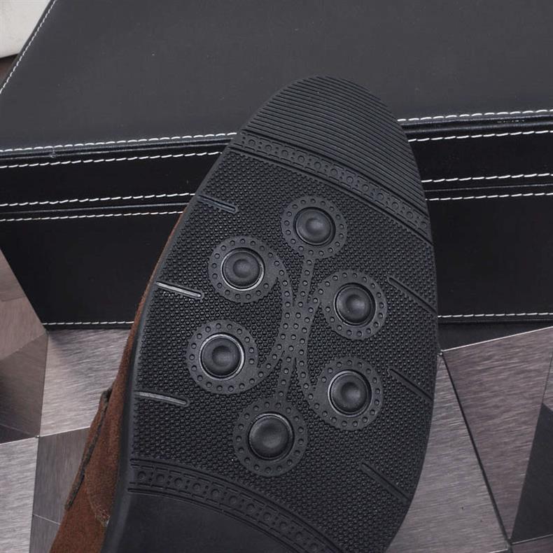 Mocasines slip-on de cuero para hombre — Estilo casual con punta cuadrada y suela plana