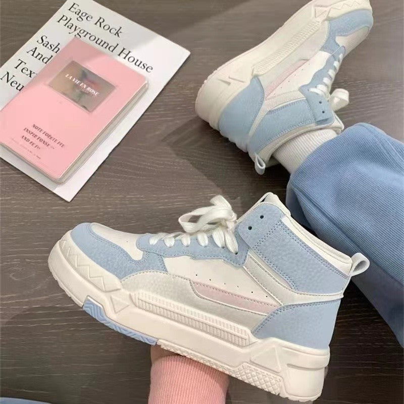 Zapatillas casual con plataforma – diseño transpirable y moderno para uso diario