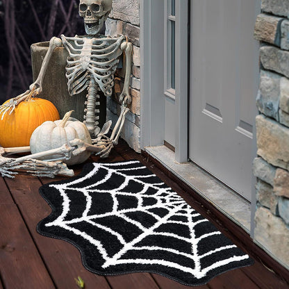 Alfombra de Entrada de Halloween – Diseño Aterciopelado y Decorativo