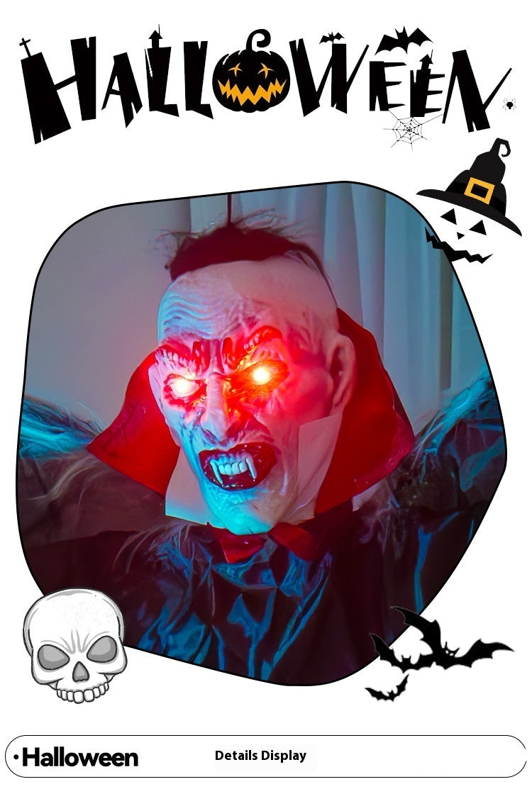 Murciélago Luminoso con Sensor de Luz – Decoración Colgante de Halloween