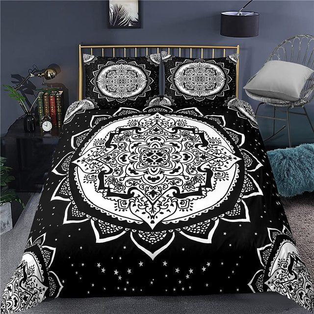 Juego de Cama Bordado Artesanal – Sábanas Modernas y Elegantes