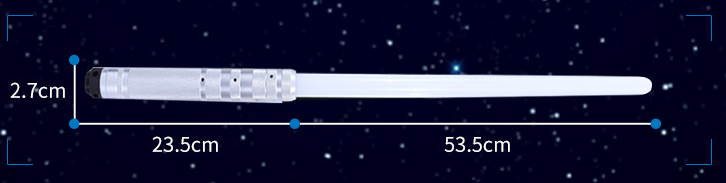 Espada Láser RGB 2 en 1 con Sonido y Luces LED – Recargable por USB