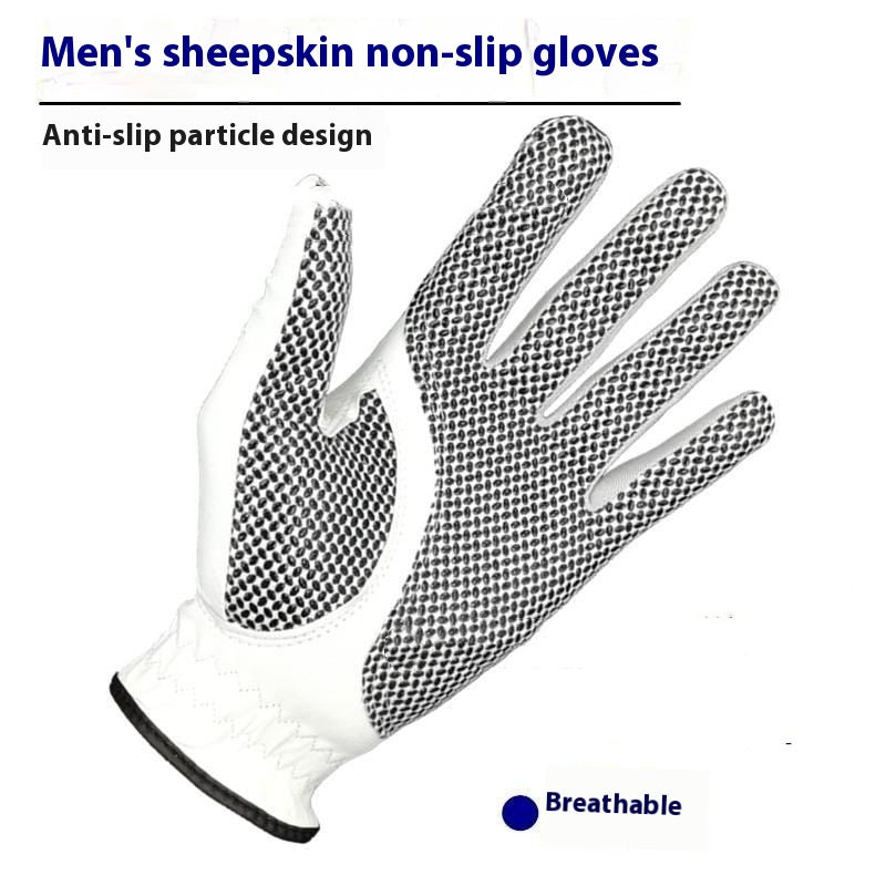 Guante de golf para hombre – Cuero de oveja antideslizante y transpirable