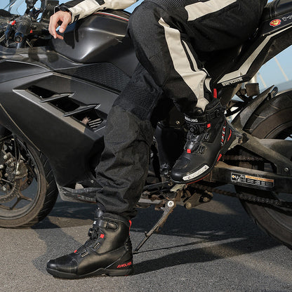 Botas de moto impermeables para hombre – Antideslizantes y con amortiguación