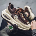 Zapatillas deportivas impermeables para hombre — Estilo “Dad Shoes” con plataforma y diseño casual