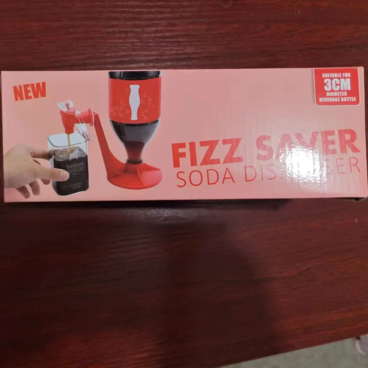 dispensador de bebidas invertido de plástico para botellas estándar, uso doméstico y eventos