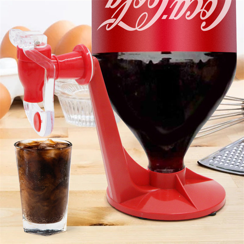 dispensador de bebidas invertido de plástico para botellas estándar, uso doméstico y eventos