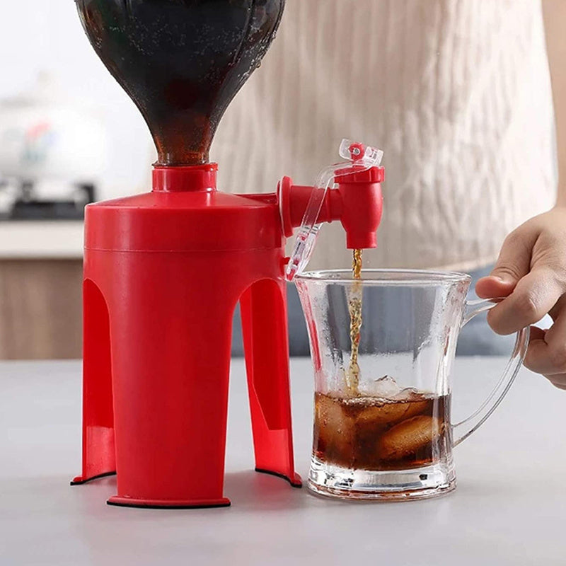 dispensador de bebidas invertido de plástico para botellas estándar, uso doméstico y eventos