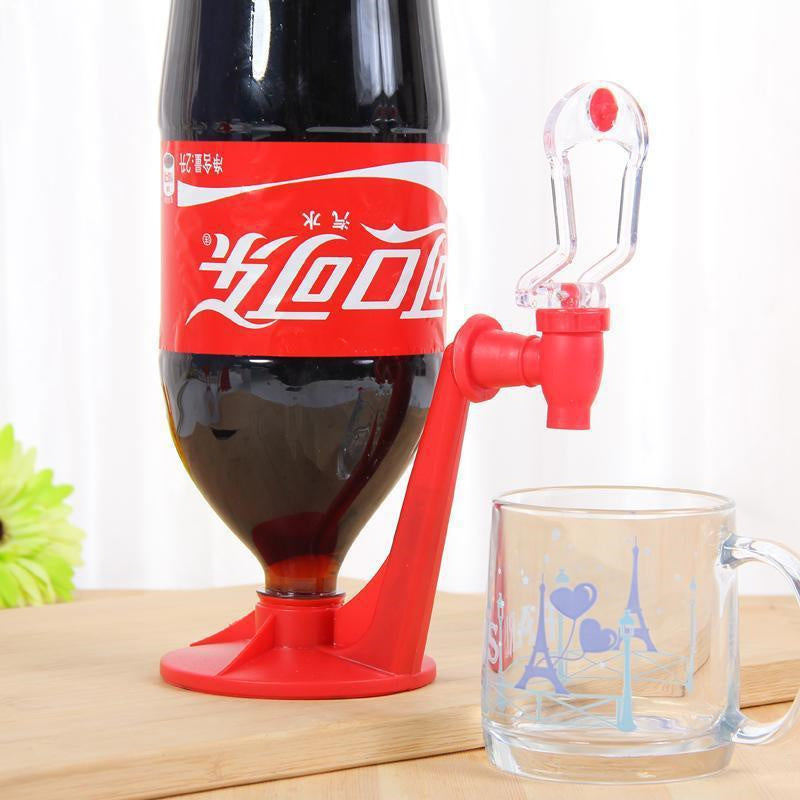dispensador de bebidas invertido de plástico para botellas estándar, uso doméstico y eventos