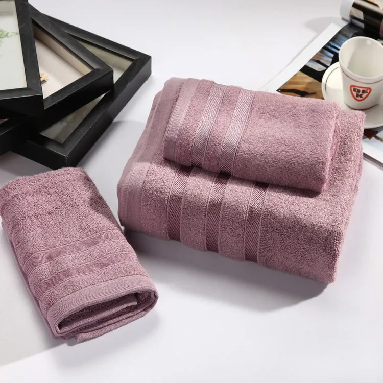 Set de Toallas de Bambú y Algodón – Alta Absorción y Suavidad Natural