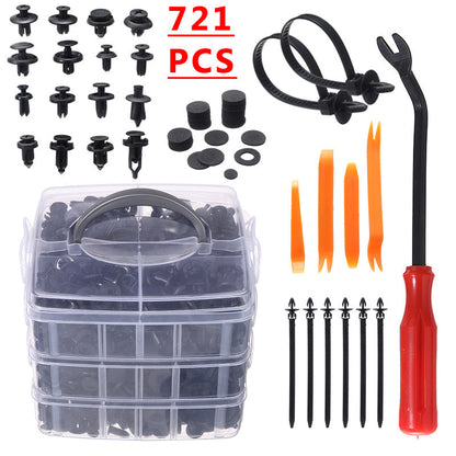 Juego de Grapas y Clips para Paneles de Coche con Múltiples Tamaños y Formas