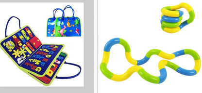 Libro Sensorial Montessori Infantil de Fieltro – Juguete Educativo