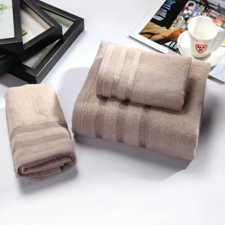 Set de Toallas de Bambú y Algodón – Alta Absorción y Suavidad Natural