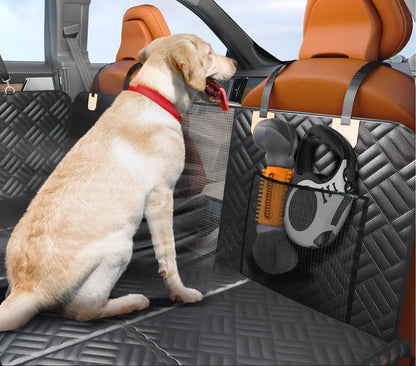 Car pet mat trasera impermeable y antideslizante – protección para coche y comodidad para mascotas