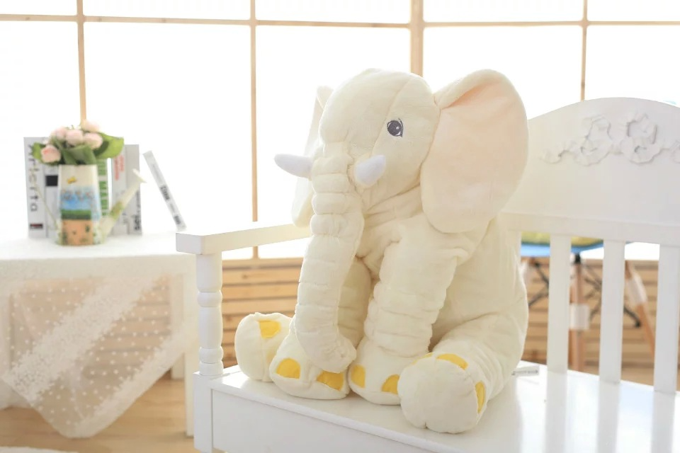 Peluche Elefante Gigante – Almohada Suave con Manta Multifuncional