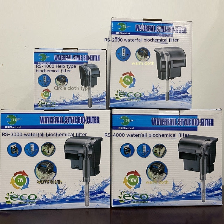 Filtro de cascada biológico para acuarios – sistema externo con cartucho reemplazable