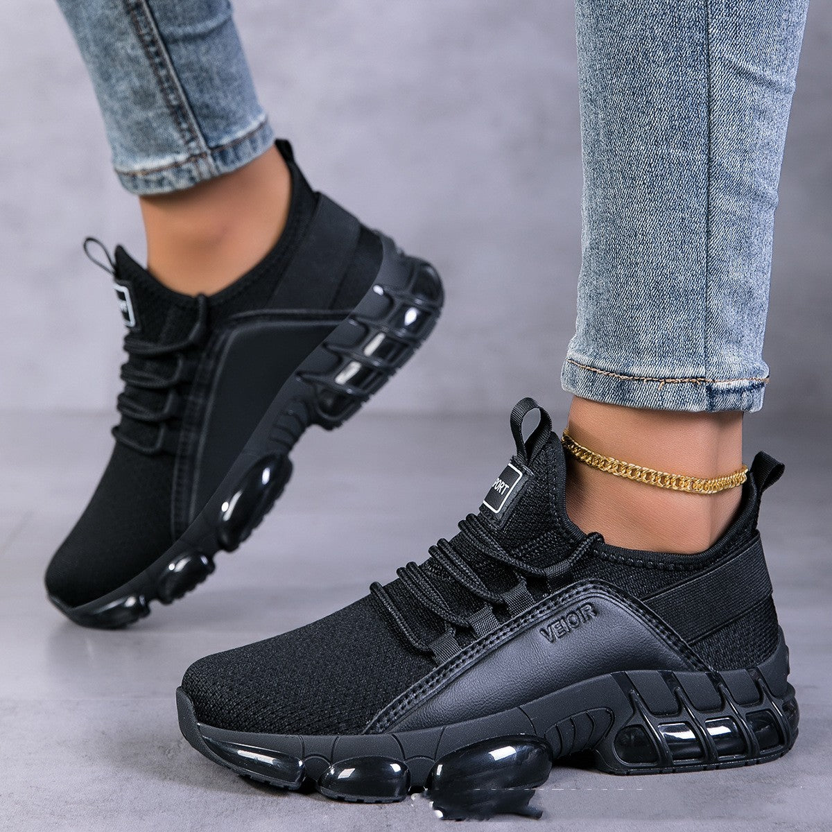 Zapatillas deportivas para hombre – Ligeras y transpirables con cordones