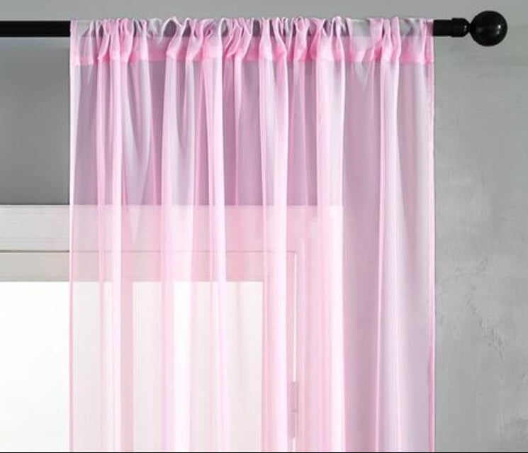 Cortina Moderna de Algodón y Lino – Estilo Minimalista y Transmisión Natural de Luz