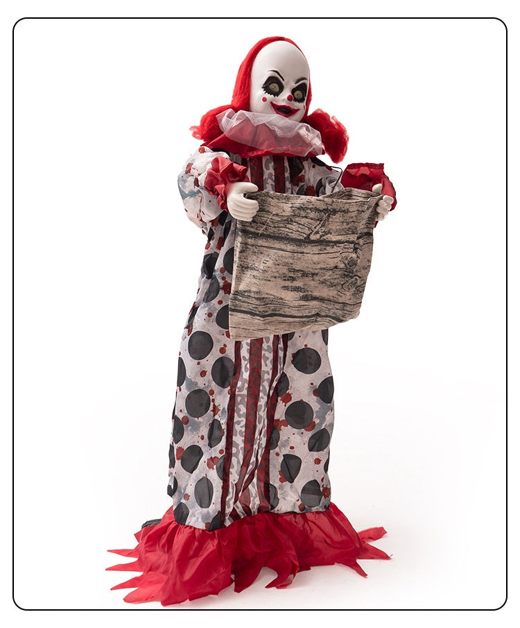 Muñeca Eléctrica Dulcera – Figura Decorativa Animada de Halloween