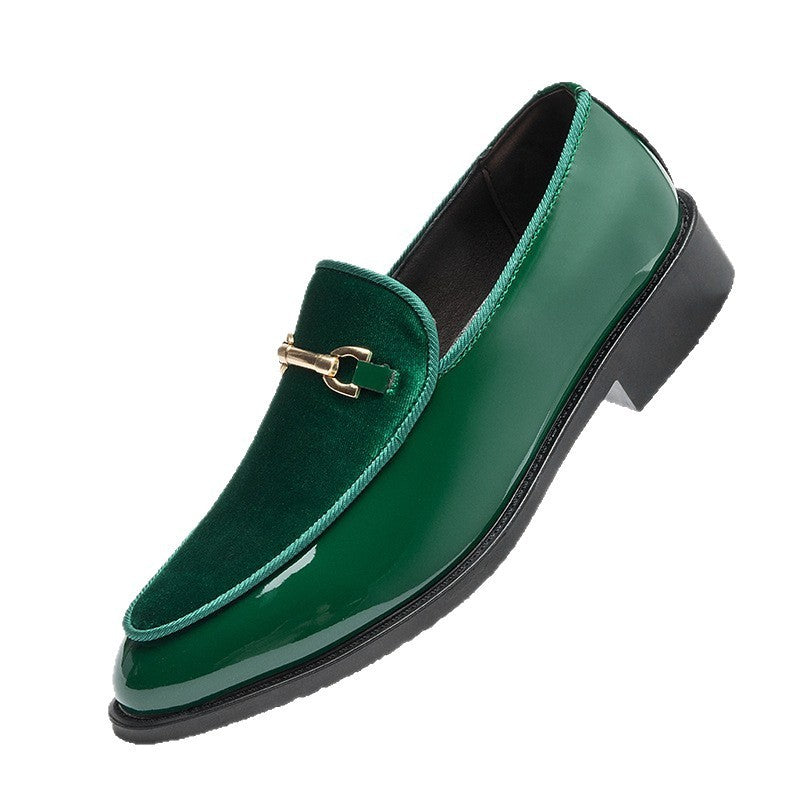 Mocasines de hombre de charol – Diseño elegante con suela de goma antideslizante