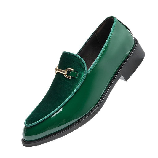 Mocasines de hombre de charol – Diseño elegante con suela de goma antideslizante