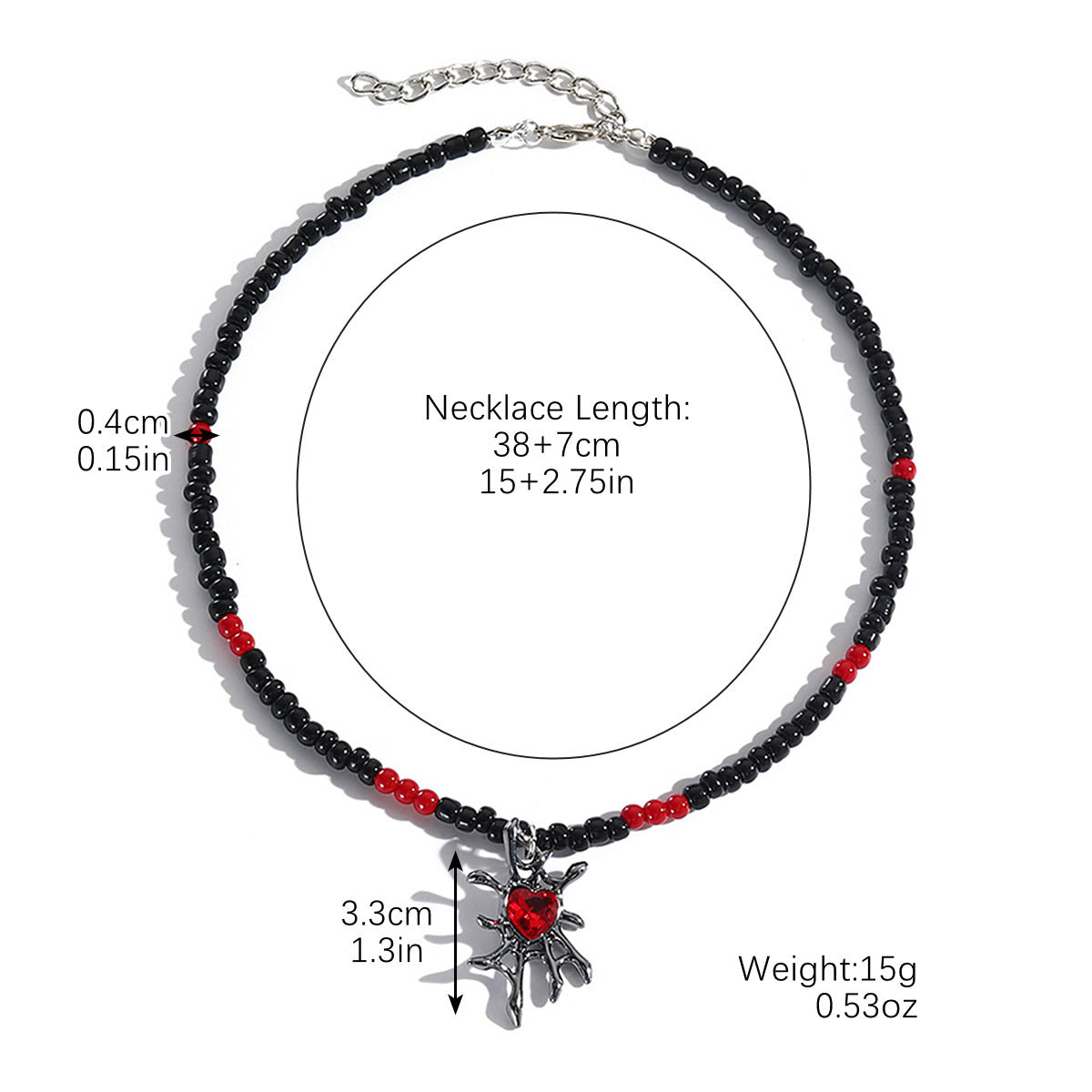 Collar Halloween con Colgante de Murciélago, Calabaza, Fantasma y Araña – Aleación de Zinc Galvanizada
