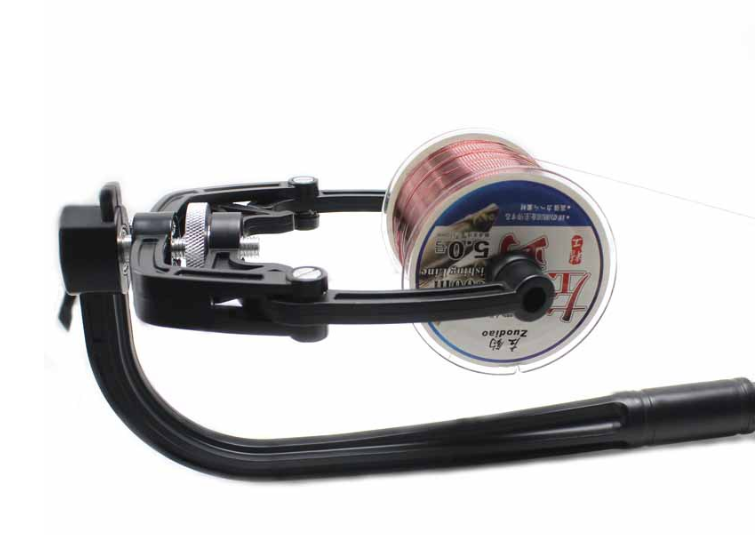 Enrollador de hilo de pesca profesional – dispositivo manual con base de ventosa