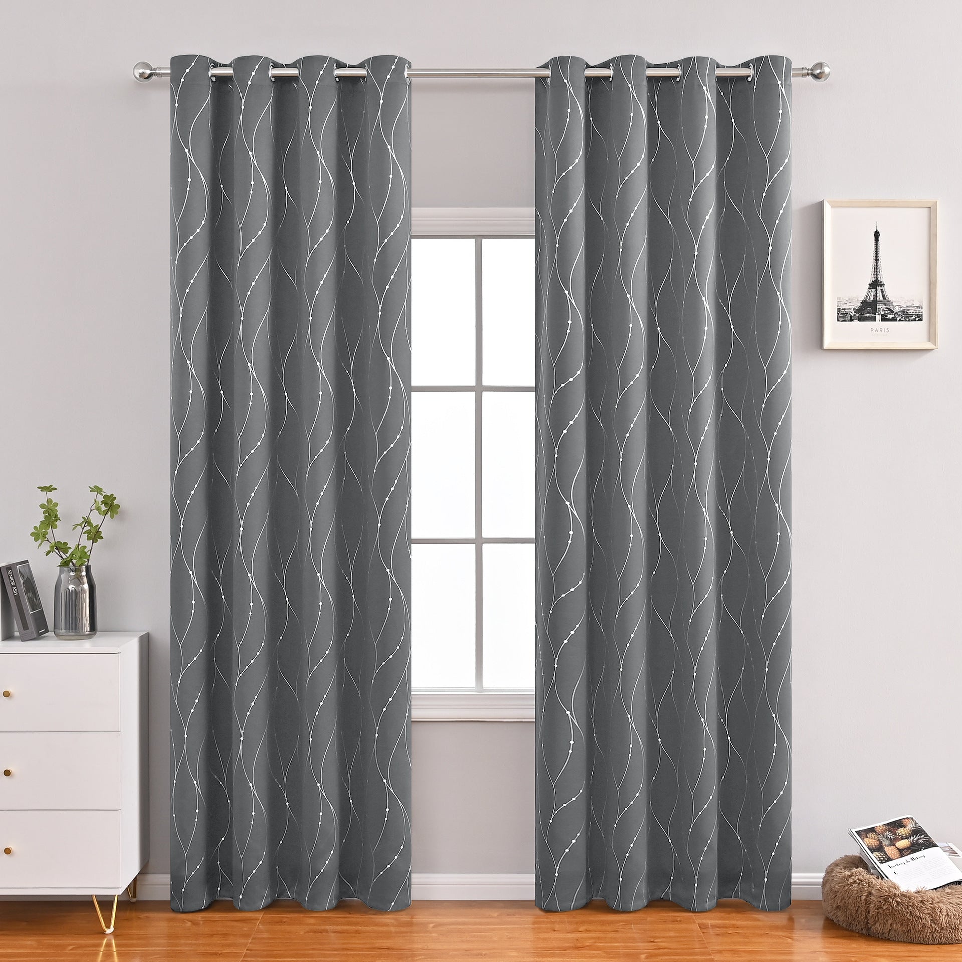 Cortinas Opacas Modernas Minimalistas – Diseño Elegante y Bloqueo de Luz Eficaz
