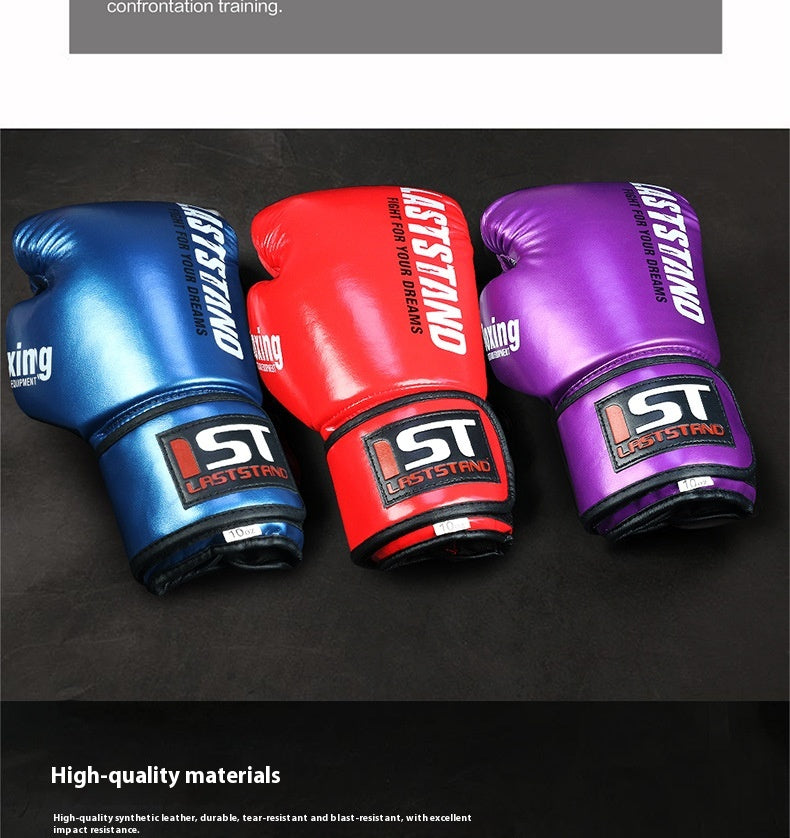 Guantes de boxeo profesionales – Entrenamiento sanda para hombre y mujer