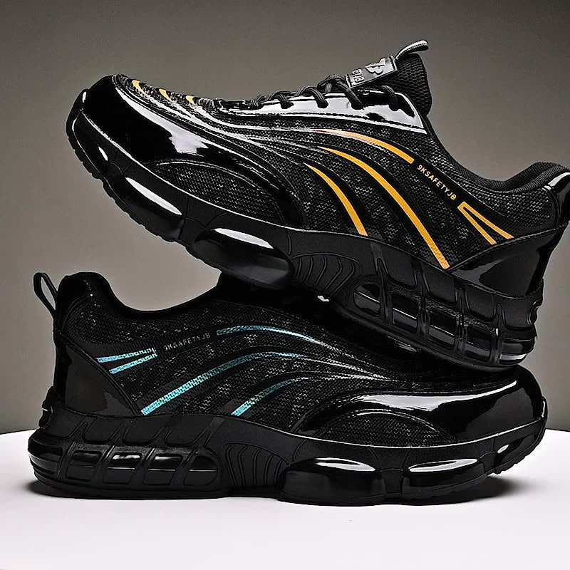 Zapatos de seguridad en PU para hombre — Protección antiperforación y puntera de acero