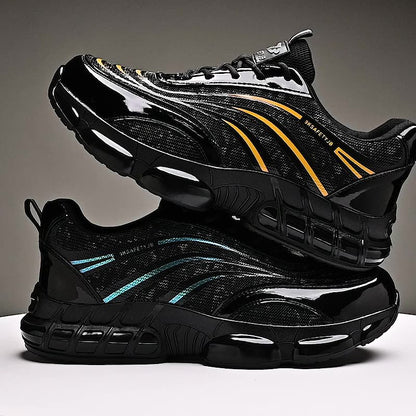 Zapatos de seguridad en PU para hombre — Protección antiperforación y puntera de acero