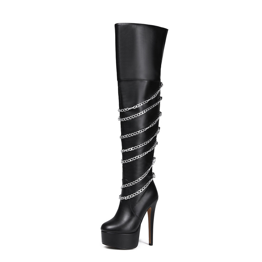 Botas de estilo Knight
