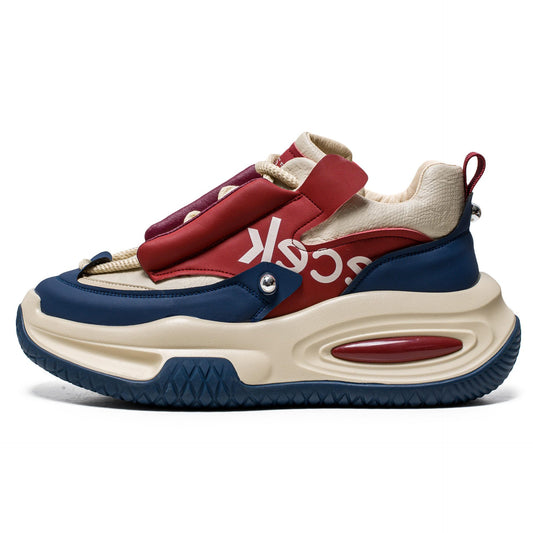 Zapatillas deportivas impermeables para hombre — Estilo “Dad Shoes” con plataforma y diseño casual
