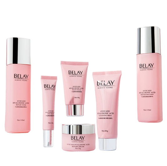 Set de Cuidado Facial con Ácido Hialurónico y Extractos Naturales