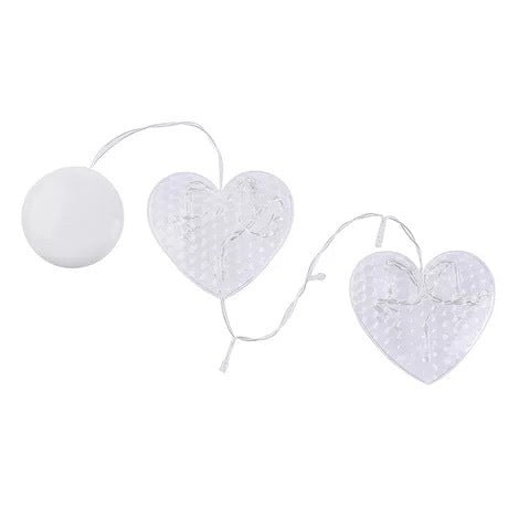 lámpara LED navideña de ventosa con luz cálida y diseño decorativo para ventanas y superficies lisas de 70 cm