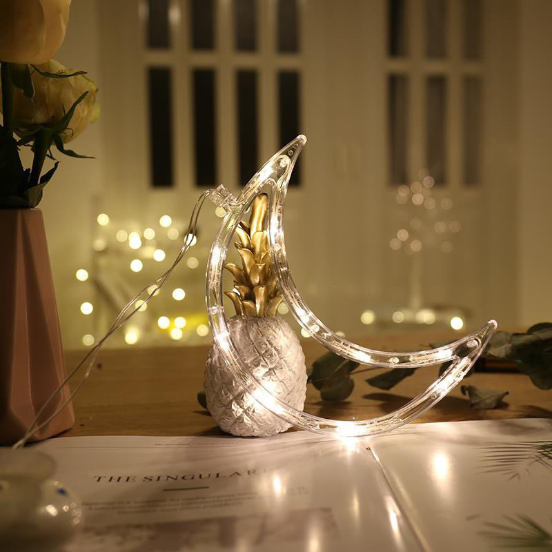 lámpara LED navideña de ventosa con luz cálida y diseño decorativo para ventanas y superficies lisas de 70 cm