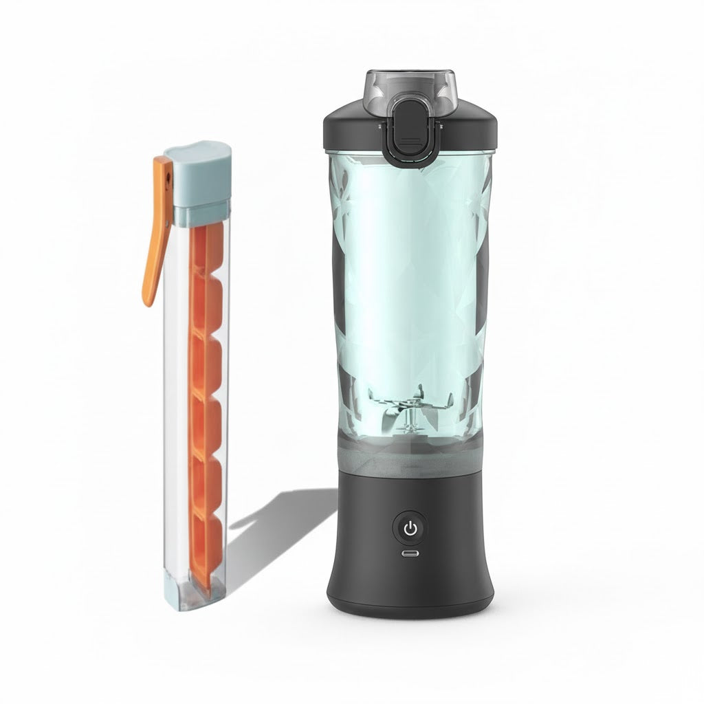 Batidora Portátil 6 Cuchillas – Mini Licuadora Recargable USB Tipo-C 600 ml