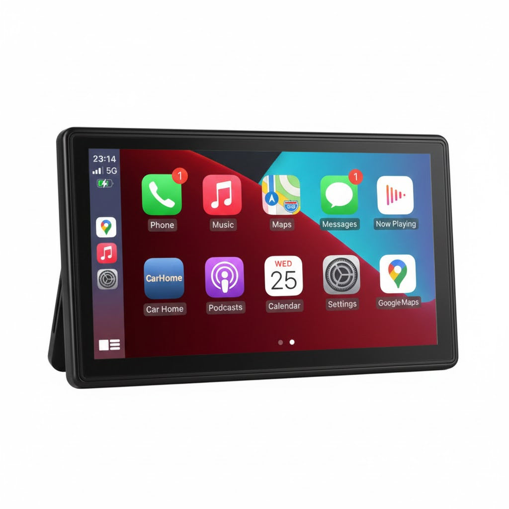 Pantalla Inteligente Portátil para Coche 7’’ – CarPlay y Android Auto Inalámbrico