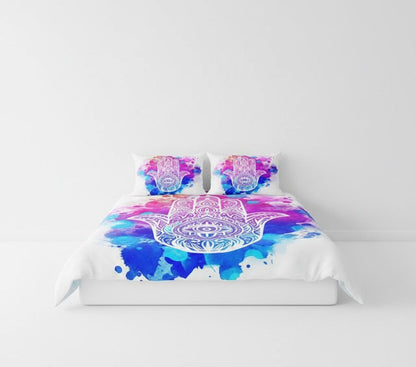 Juego de Cama Bordado Artesanal – Sábanas Modernas y Elegantes