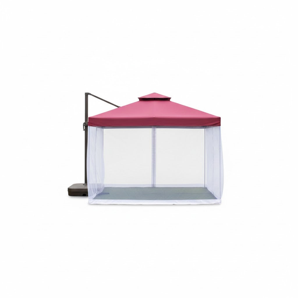Mosquitero para sombrilla de exterior – Protección contra insectos en terraza y jardín