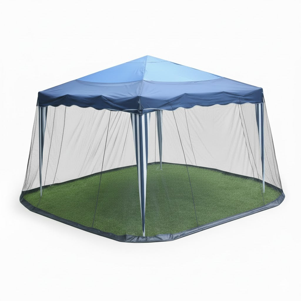 Mosquitero para sombrilla de exterior – Protección contra insectos en terraza y jardín