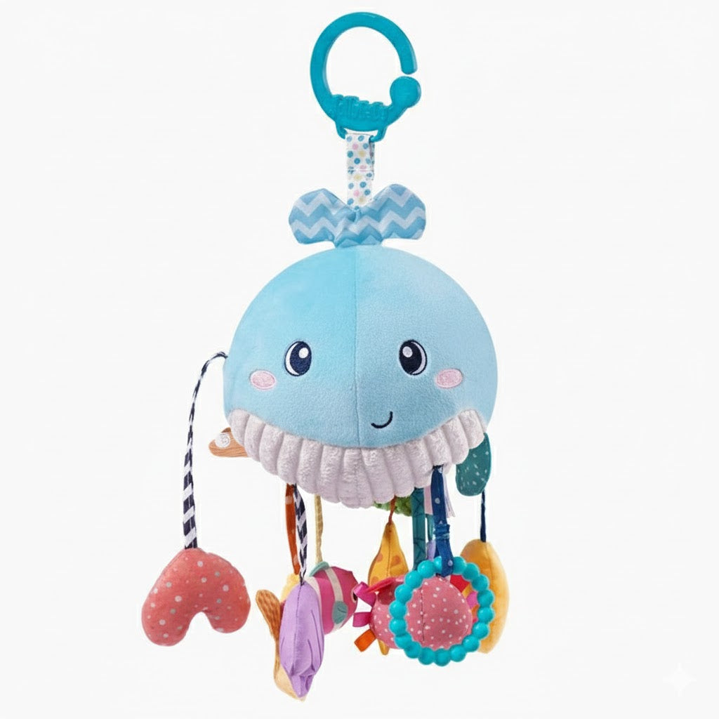 Juguete Colgante para Bebés “Chouchoule” – Móvil Sensorial de Tela