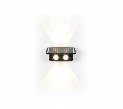 Aplique Solar de Pared Impermeable IP65 – Iluminación Automática para Exteriores