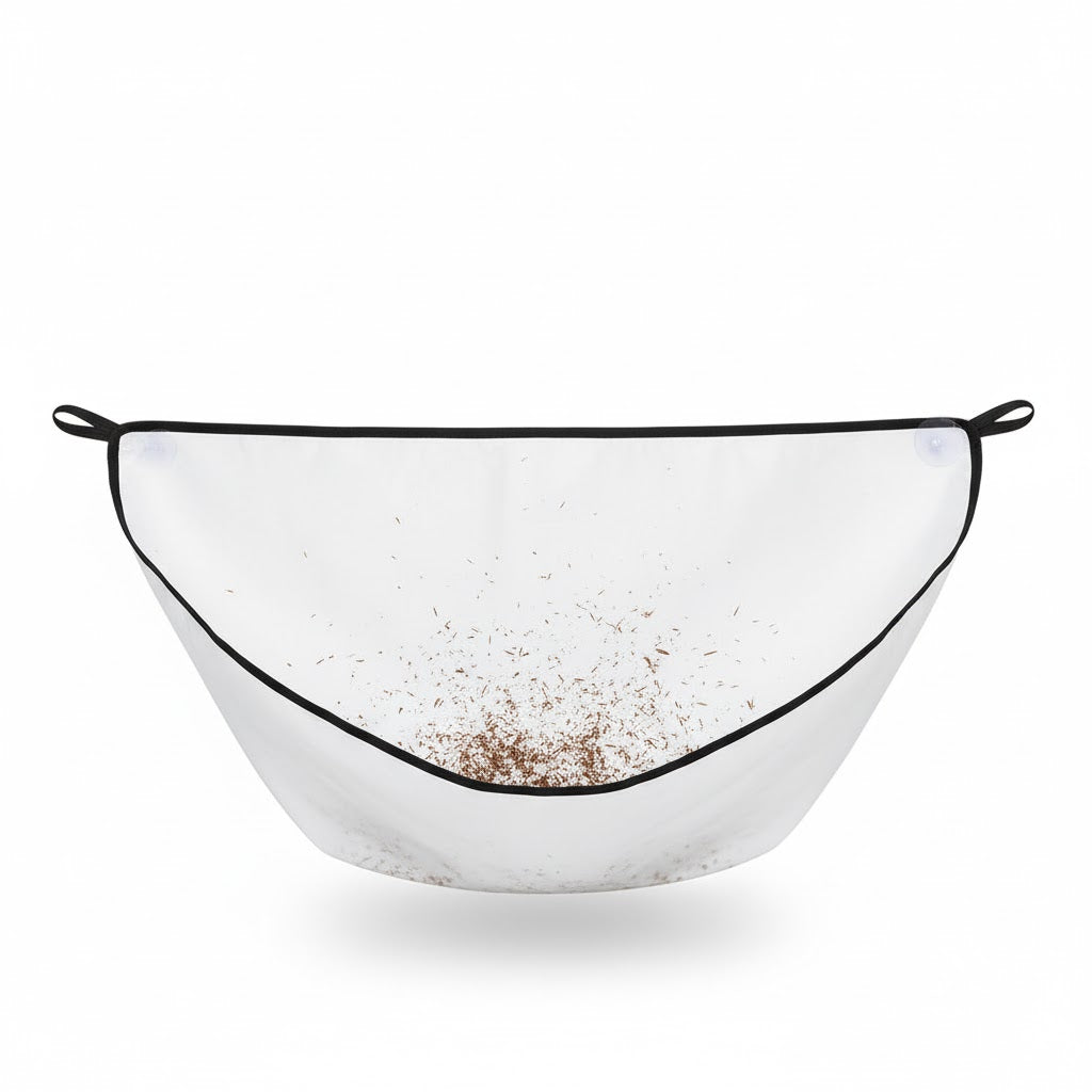 Delantal recogedor de barba — Diseño impermeable y minimalista