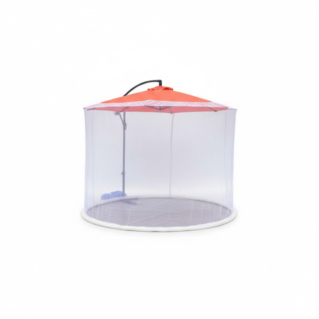 Mosquitero para sombrilla de exterior – Protección contra insectos en terraza y jardín