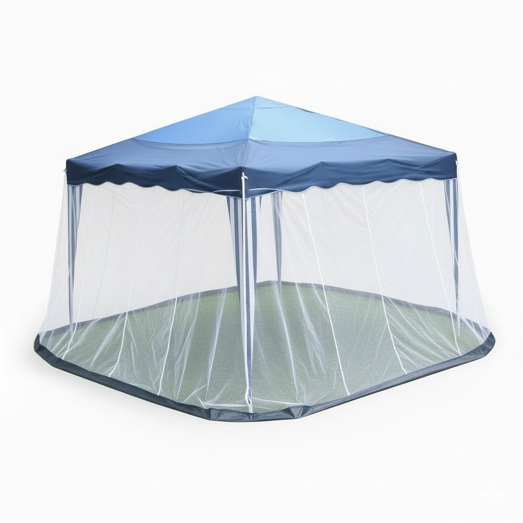 Mosquitero para sombrilla de exterior – Protección contra insectos en terraza y jardín