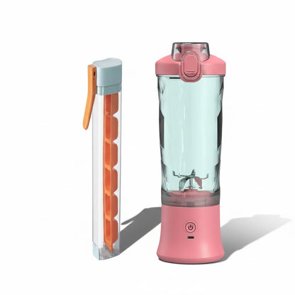 Batidora Portátil 6 Cuchillas – Mini Licuadora Recargable USB Tipo-C 600 ml